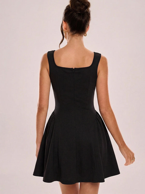 Women's Backless Midi Dress