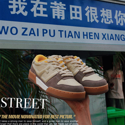 Putian sapatos masculinos de alta versão, sapatos brancos casuais e versáteis, sapatos modernos, sapatos de tabuleiro de casal elevados, sapatos casuais da moda, tênis