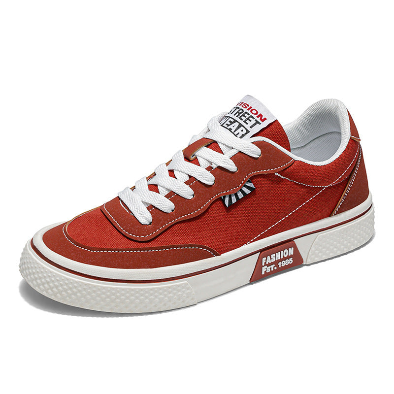 New men's canvas shoes, 2026 spring new casual versatile canvas shoes, breathable trendy fashionable youth shoes