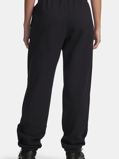 Under Armour sweatpants women's autumn and winter new loose casual corset knitted black trousers 6003676-004