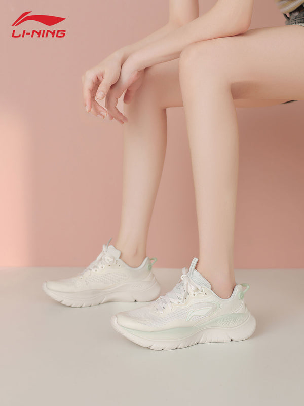 Li-Ning women's running shoes 2026 summer new Lingyue sports shoes, women's casual shoes, versatile soft-soled running shoes