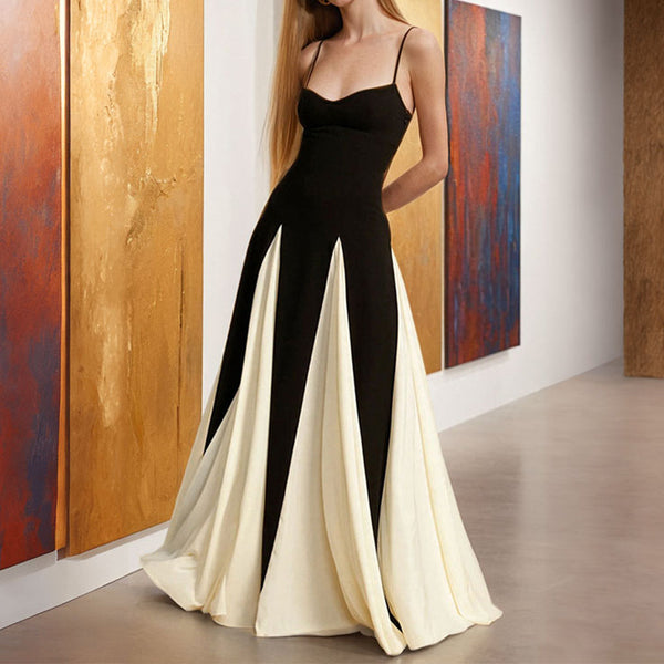 European and American cross-border women's clothing 2026 new personality fashion temperament elegant and sexy backless slim evening dress