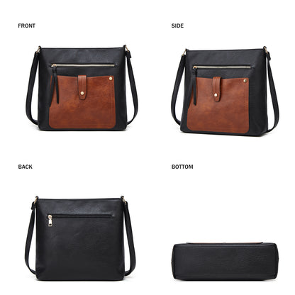 Bolsa tiracolo de senhora, modelo 2023, nova moda europeia e americana, bolsa tote simples de grande capacidade, bolsa de ombro a tiracolo.