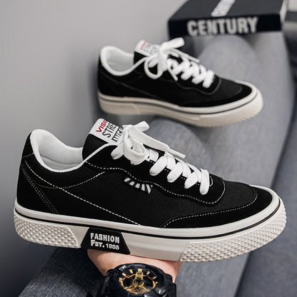 New men's canvas shoes, 2026 spring new casual versatile canvas shoes, breathable trendy fashionable youth shoes