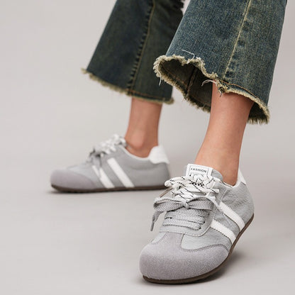 Mesh Forrest Gump women's 2025 spring/summer new round toe soft sole breathable thin casual versatile sneakers cross-border