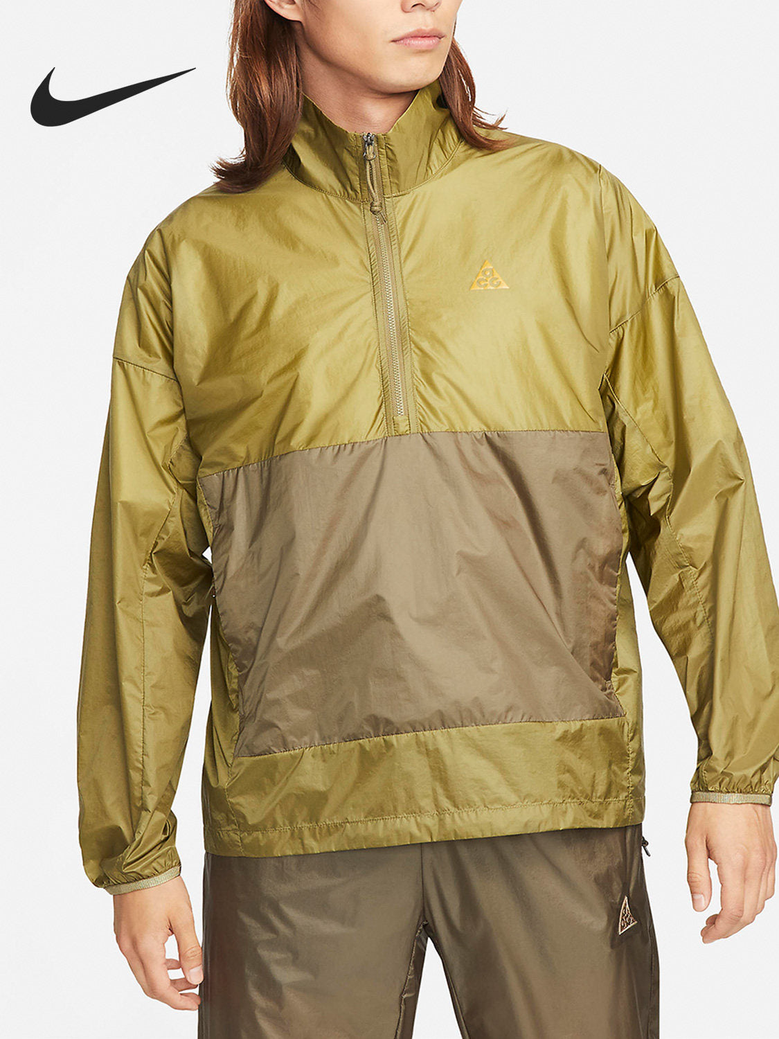 Nike official genuine autumn new men's athleisure fashion stand-up collar jacket DN3954-378