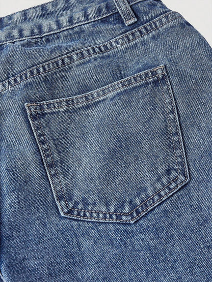 European and American Trade TK Bestselling Women's Pants, High-Waist Heavy-Duty Fashionable Rhinestone Design Long Jeans Women Jeans