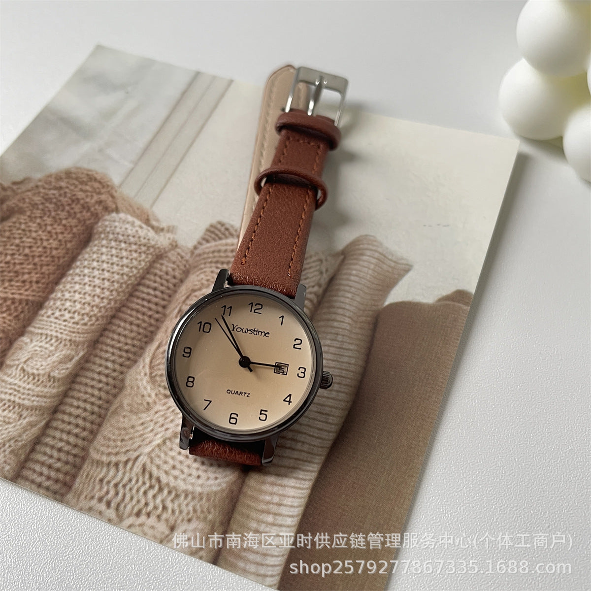 Best-selling women's exam special watches, niche student college entrance exam top student silent calendar quartz watches men's cross-border wholesale