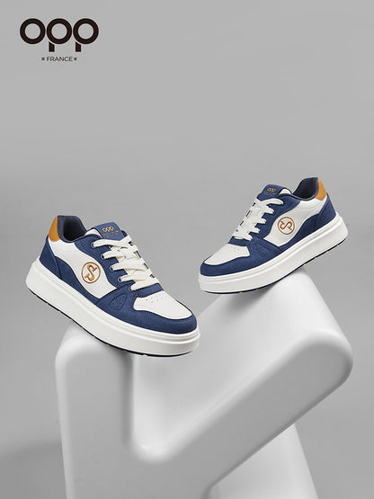 OPP men's shoes spring 2026 new platform sole increase height sports leisure versatile niche design sense low-top board shoes for men