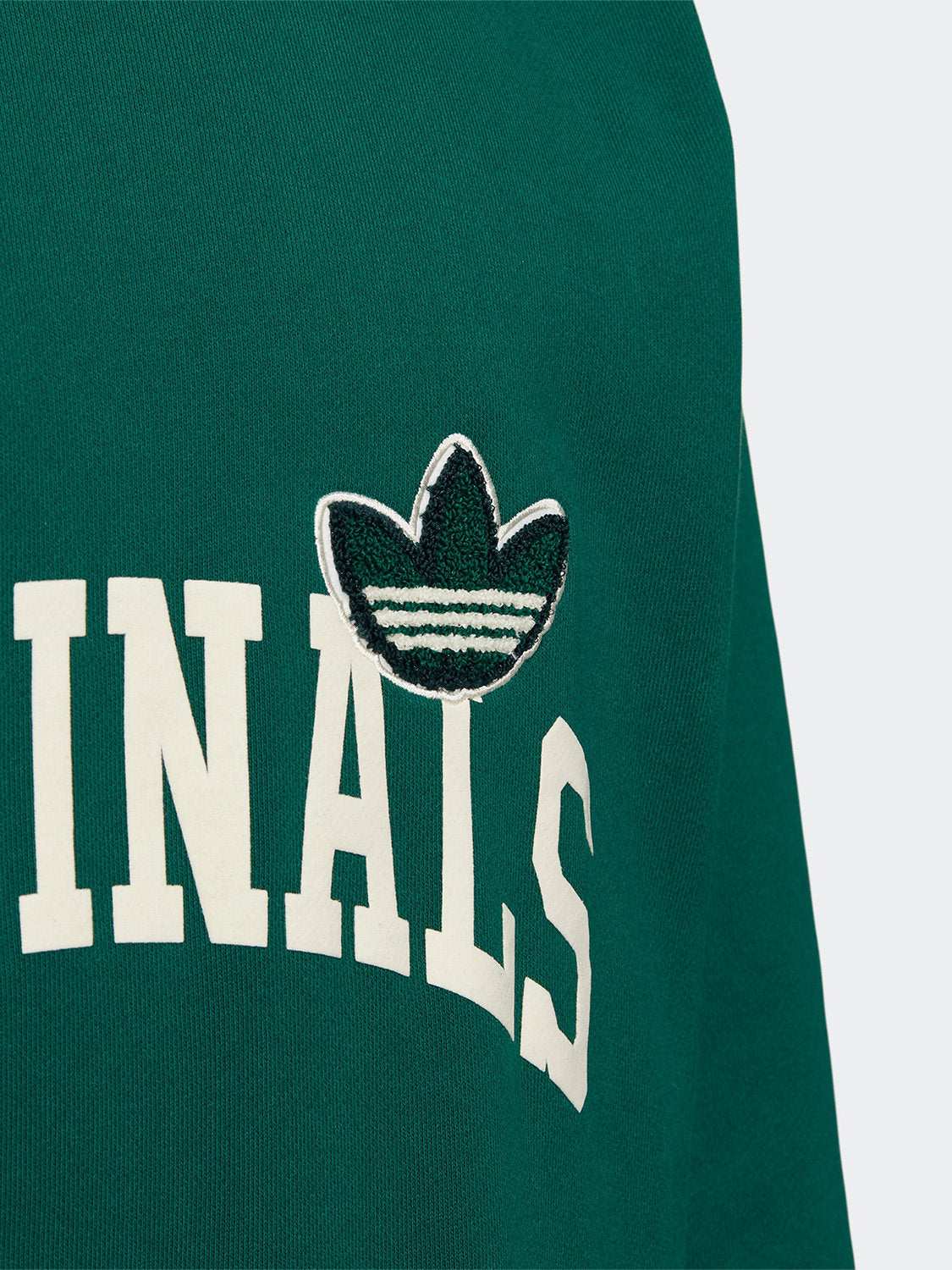 Adidas official genuine clover men's splicing contrast crew neck pullover sweatshirt HZ8923