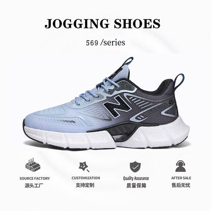 Primavera e outono New Balance Cool Run Soft Sole Sapatilhas, Sapatos de Corrida Respiráveis de verão, Casuais e Versáteis