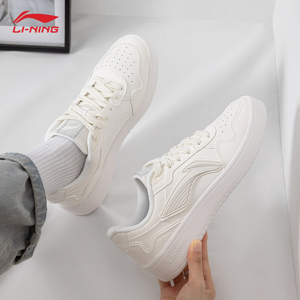 Li-Ning sneakers for women, Yuanbao 2026 summer new genuine low-top shoes, breathable casual sneakers, white sneakers