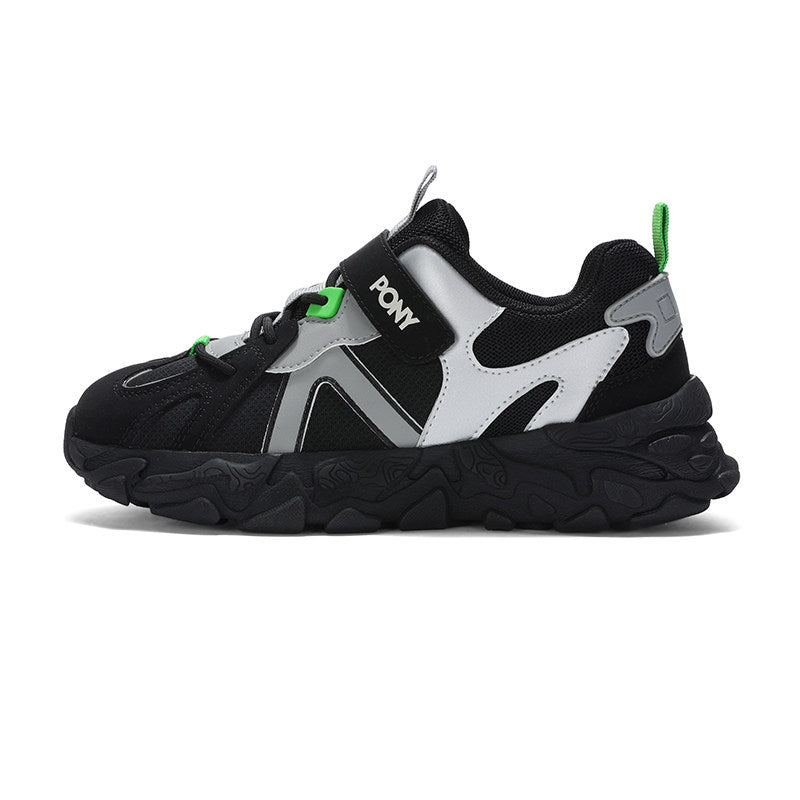 PONY Boys and Women's Shoes Spring 2025 New Retro Comfortable Cushioning Casual Sneakers 241K1MD03BK