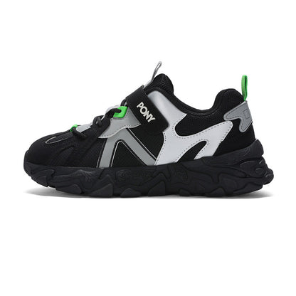 PONY Boys and Women's Shoes Spring 2025 New Retro Comfortable Cushioning Casual Sneakers 241K1MD03BK