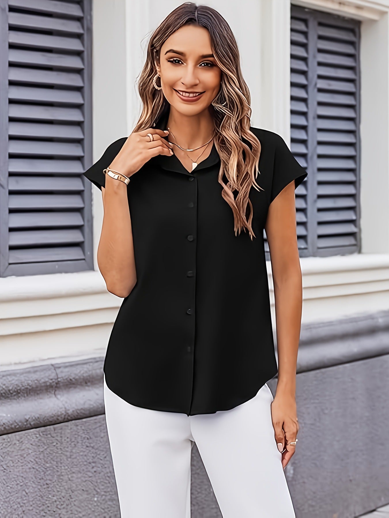 2025 new Amazon foreign trade new European and American summer women's white clothing