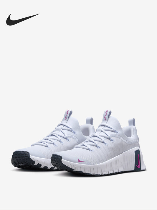 Nike Official Genuine Free Metcon 6 Women's Abrasion Breathable Trainers FJ7126-004