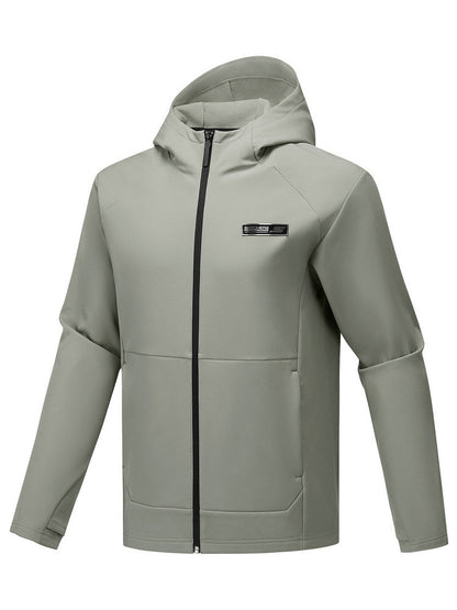 Casaco desportivo com fecho Skechers Twilight Rain 3.0, modelo outono 2025, versátil e confortável (P425M075-01DR)