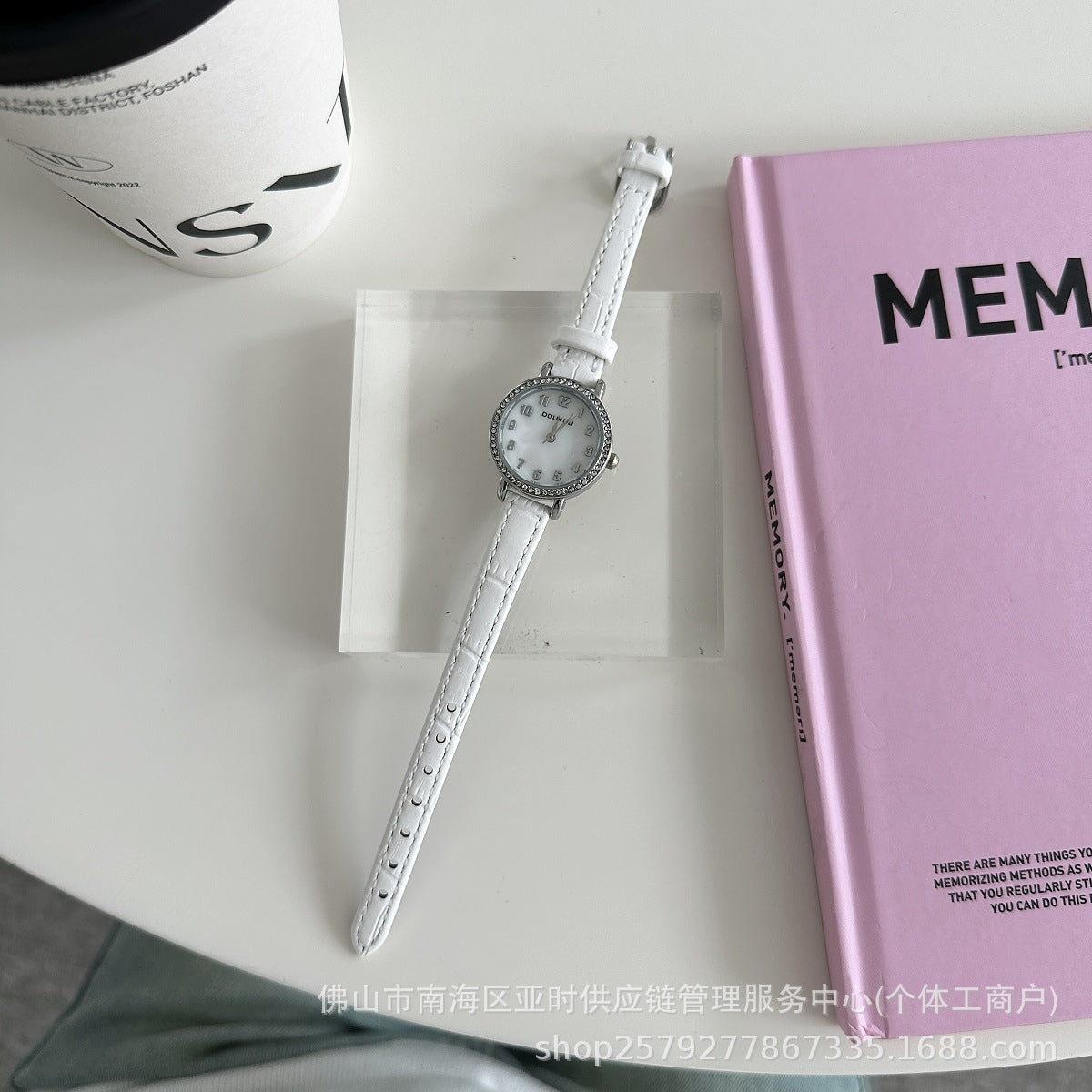 DOUKOU Hot Item Starry Pearl Belt Watch for Women, Students, Simple Commuting Women's Watch, Cross-border Quartz Watch Source