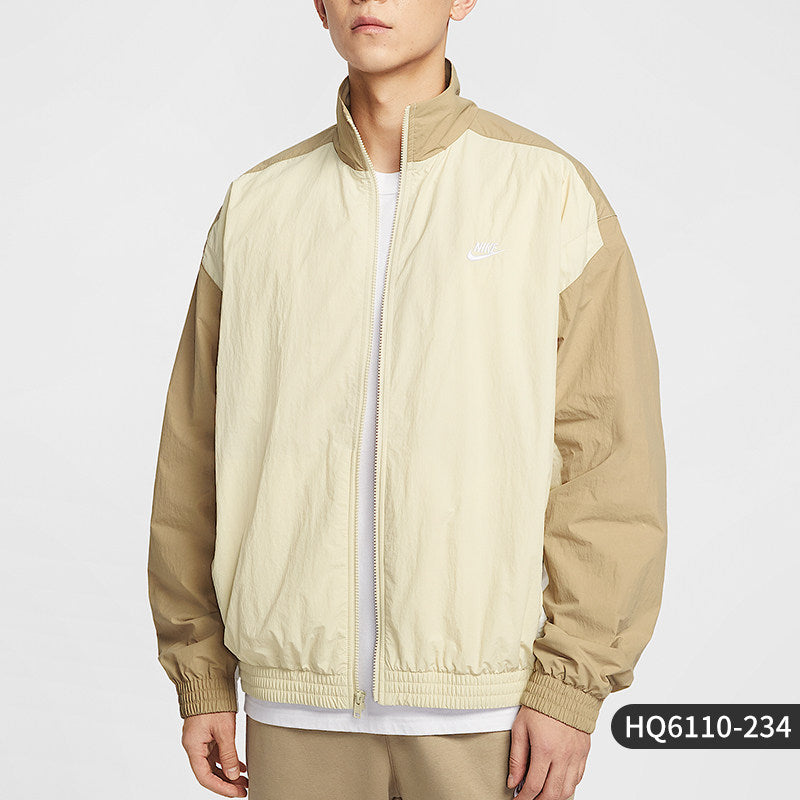 Nike Official Genuine 2025 Summer Men's Sports Panelled Woven Jacket HQ6110-057