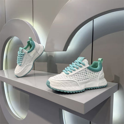 Tecidos sapatos casuais 2025 nova malha chinesa confortável sapatos de pai trabalho de negócios namoro deslocamento ultraleve sapatos de tabuleiro para homens