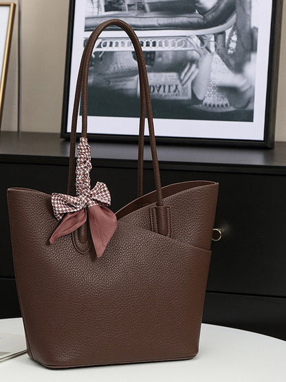 Cross-border women's bag women's 2025 new fashion shoulder bag retro large capacity tote bag handbag factory direct sales