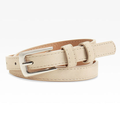 Summer Ou Ruofeng new fashion simple women's thin belt decoration jeans dress high-end belt women