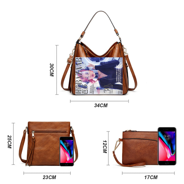Amazon hot women's bag 2024 new European and American fashion multi-purpose tote bag shoulder bag wholesale - view 2 | Ciaura