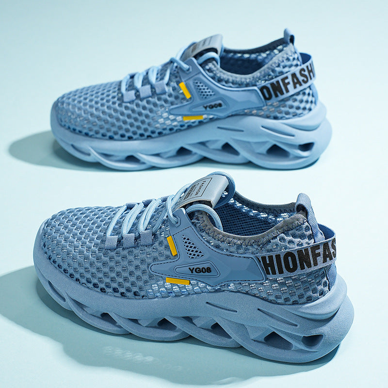 2026 Summer New Men's Breathable Hollow Sports Shoes, Men's Vacation Beach Shoes, Lightweight Casual Versatile Men's Shoes