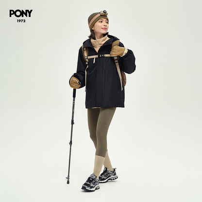 PONY Autumn and Winter New Men's and Women's Outdoor Sports Warm and Wearable Lightweight Casual Jacket 243U2KJ55BK