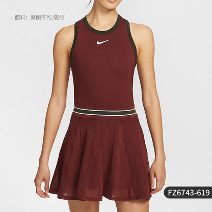 Nike Official Genuine Dri-FIT Women's Tennis Sports Training Breathable Dress FZ6743-110