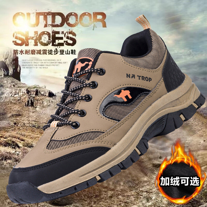 Autumn and winter men's shoes, outdoor hiking and hiking shoes, work labor protection shoes, fashion casual running sneakers, cross-border wholesale