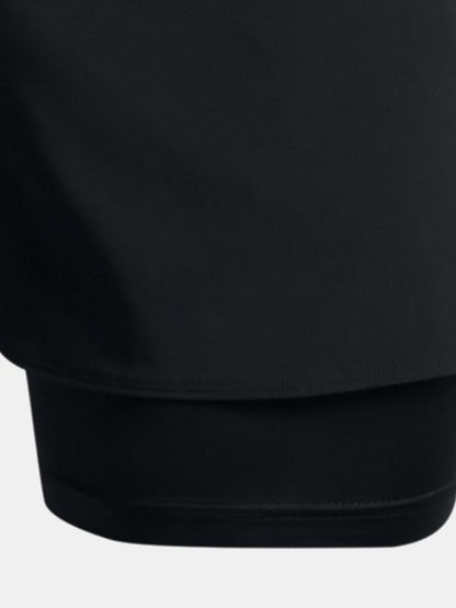 Under Armour UA Men's New Athleisure Fitness Breathable and Comfortable Black Woven Shorts 1378604-001