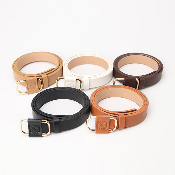 New versatile non-porous freely adjustable women's belts simple high-quality decorative jeans belt manufacturers wholesale