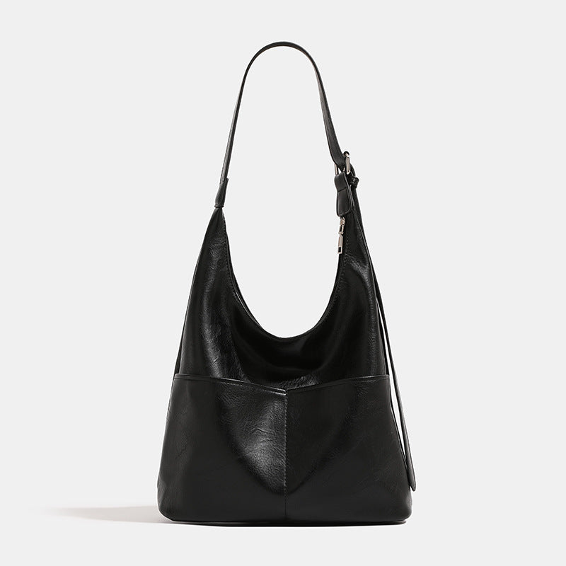 Cross-border bag women's bag 2024 new trend underarm bag soft leather large capacity tote bag shoulder bag factory direct sales