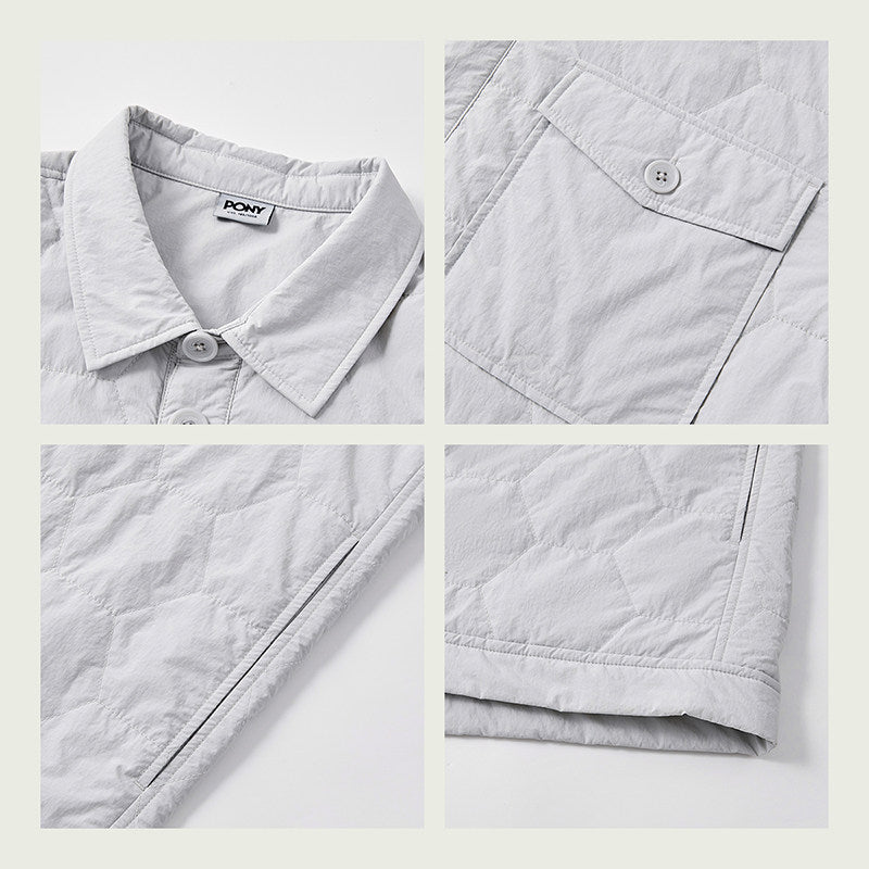 PONY Autumn Winter New Men's Woven Cotton Athleisure Top Jacket 243M2NC01LG