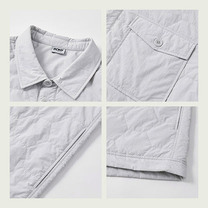 PONY Autumn Winter New Men's Woven Cotton Athleisure Top Jacket 243M2NC01LG