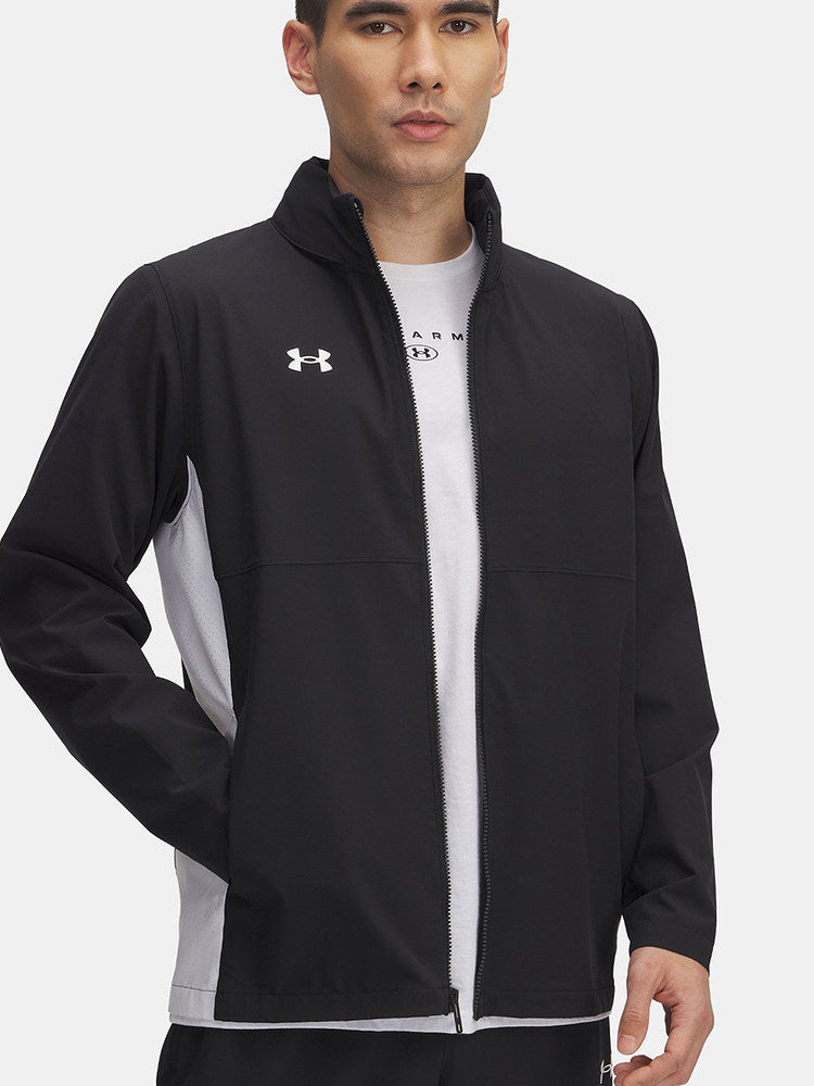 UA Under Armour Jacket Autumn Winter New Men's Casual Sports Loose Breathable Black Jacket 1390159-001
