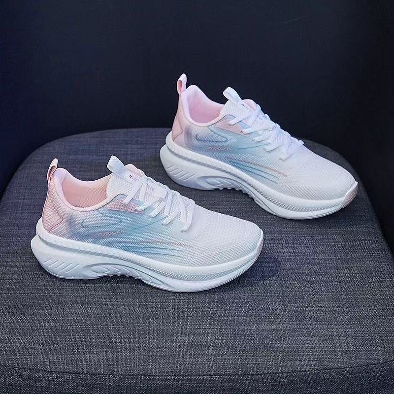 Sneakers Women's Summer Breathable, Non-slip Wear-resistant Casual Running Shoes Women's 2025 New Shock-Absorbing Running Shoes Cross-border Wholesale