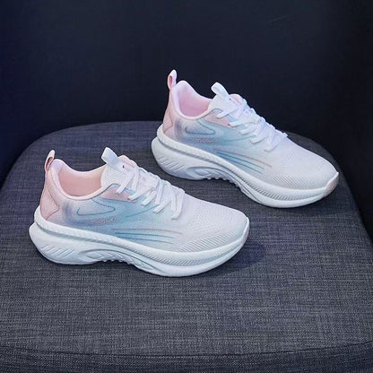 Sneakers Women's Summer Breathable, Non-slip Wear-resistant Casual Running Shoes Women's 2025 New Shock-Absorbing Running Shoes Cross-border Wholesale