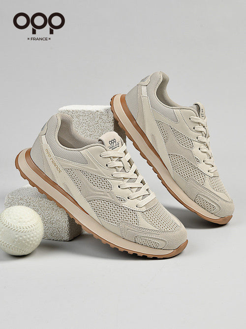 OPP men's shoes spring 2026 new breathable mesh outdoor casual versatile trendy brand retro Forrest Gump sneakers for men