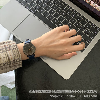 Best-selling women's exam special watches, niche student college entrance exam top student silent calendar quartz watches men's cross-border wholesale