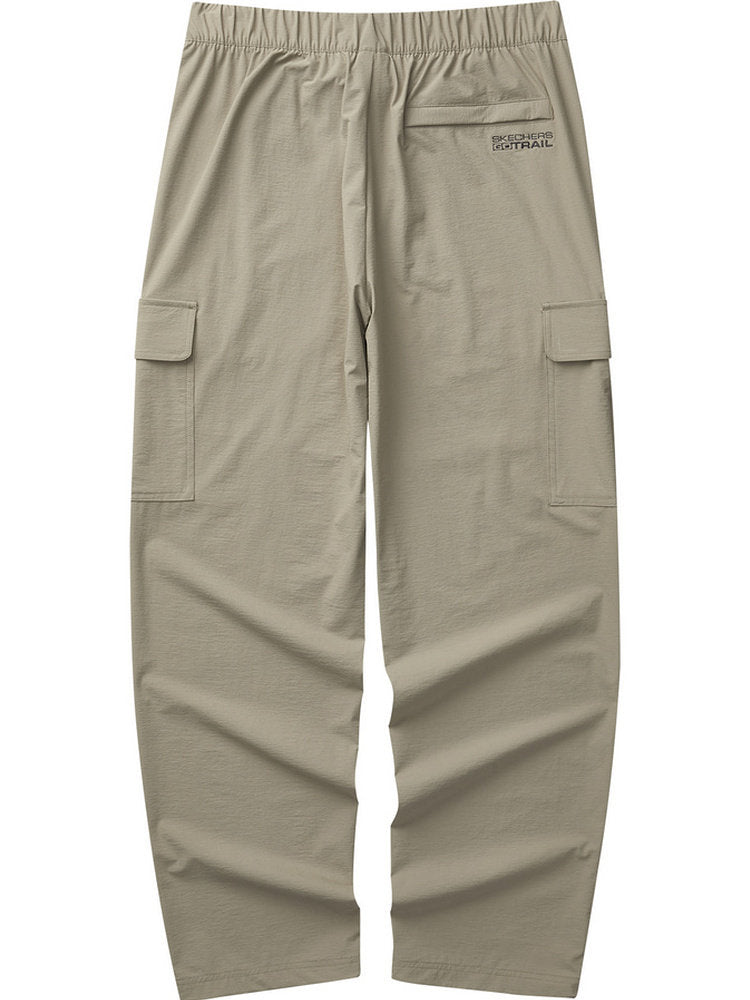 Skechers Summer New Men's Mountain Outdoor Simple and Versatile Casual Woven Pants L124M053 01NC