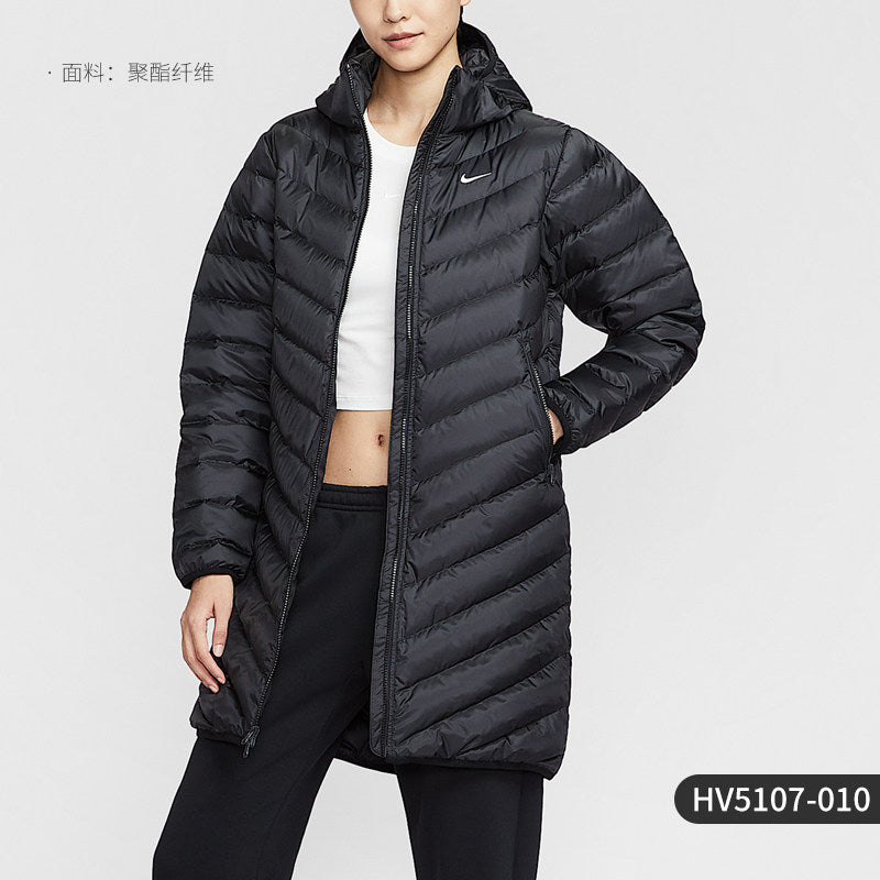 Nike Official Genuine 2025 Winter Women's Hooded Thermal Jacket Down Jacket HV5107-010