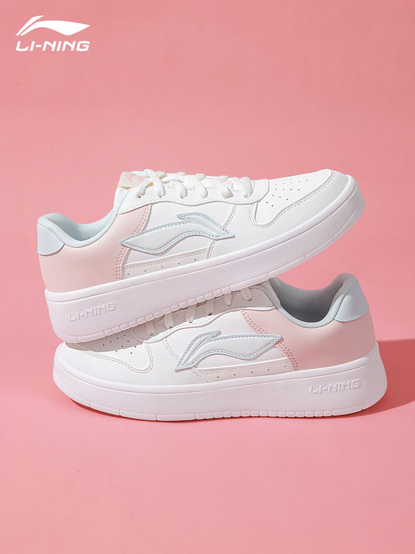 Li Ning board shoes women's shoes official genuine 2026 summer new Air Force No. 1 casual shoes sneakers white shoes