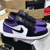 AJ low-top preto roxo