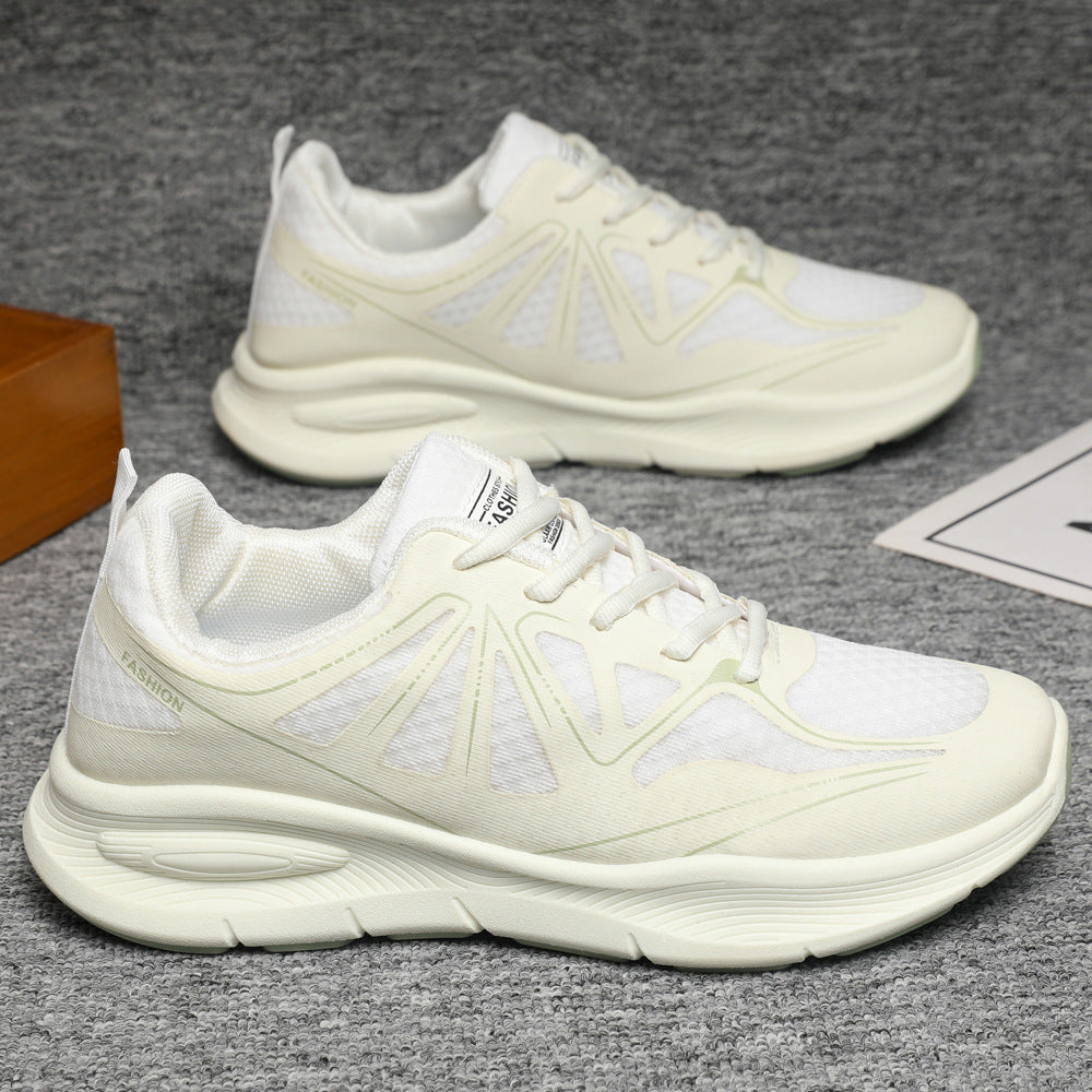 2025 Autumn New Men's Shoes Athleisure Shoes Simple Lightweight Fashion Trend Platform Daddy Shoes Cross-border Wholesale