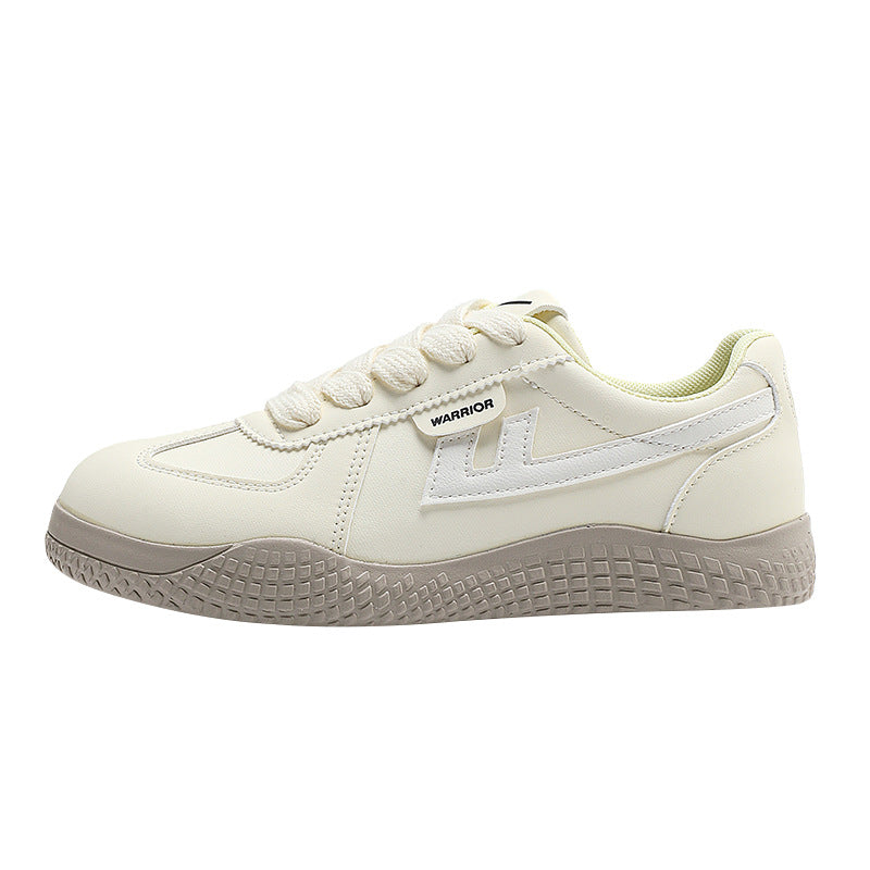 Pullback simple solid color good-looking German training shoes women's lightweight Korean autumn platform shoes fashionable sports high-value shoes