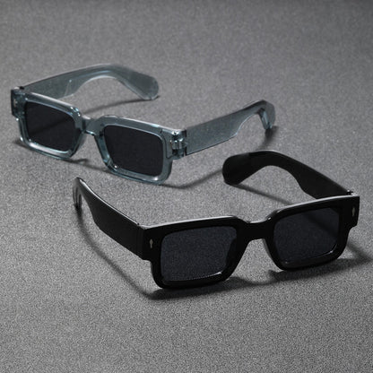 2. Accessory fashionable square frame sunglasses, vintage European and American INS sunglasses, UV-blocking sunglasses, versatile trendy sunglasses