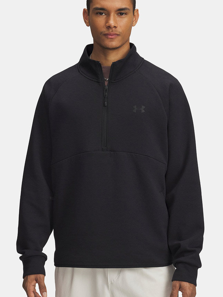 Under Armour Jacket Men's Autumn and Winter New Outdoor Training Sports Half Zipper Casual Sweatshirt 6003868-001