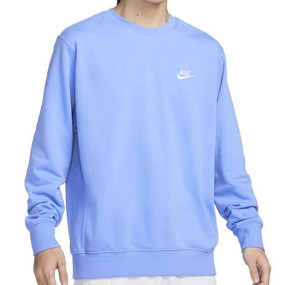 NIKE Men's Knit Crew Neck Casual Sport Loose Pullover Long Sleeve T-Shirt BV2667-663
